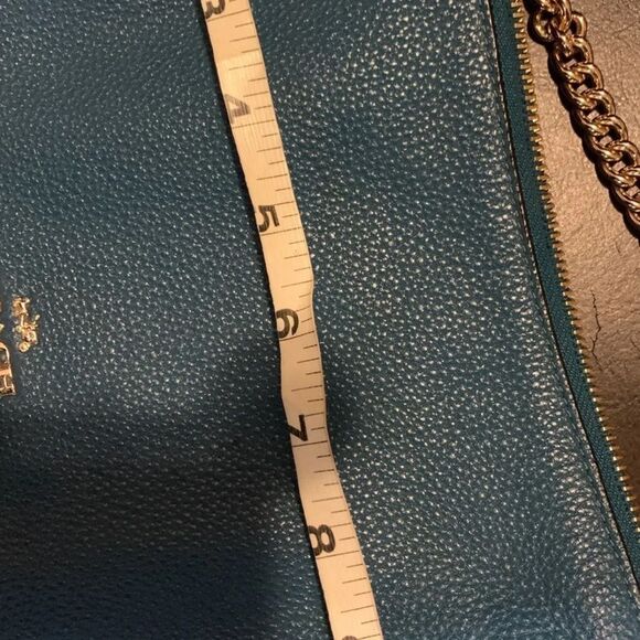 COACH  Horse & Carriage Green Handbag Purse - Picture 9 of 16